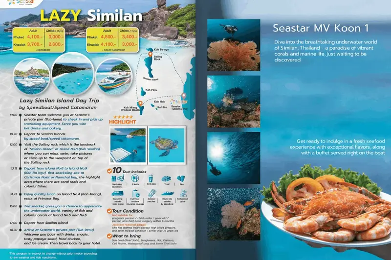 Similan adarı Katamaranda. Nisbətən gec çıxış, şəkil 2