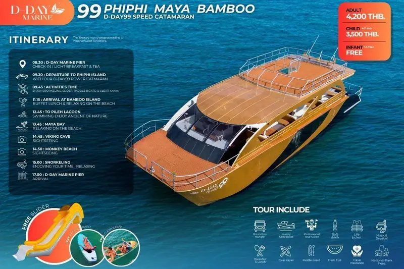 Phi Phi + Bamboo by Catamaran, photo 4