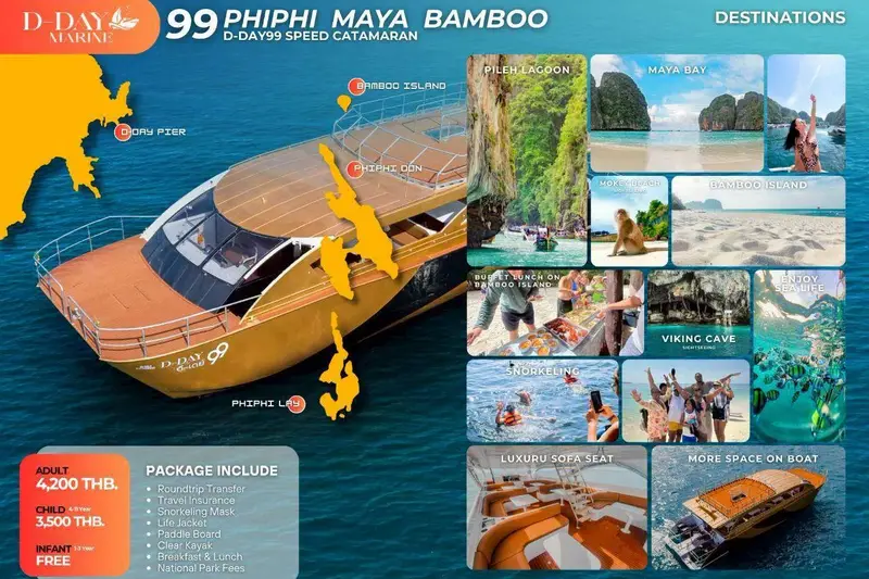 Phi Phi + Bamboo by Catamaran, photo 2